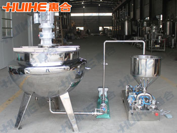 展示精美不銹鋼夾層鍋實拍照片,以及設備參數(shù)、特點、原理等